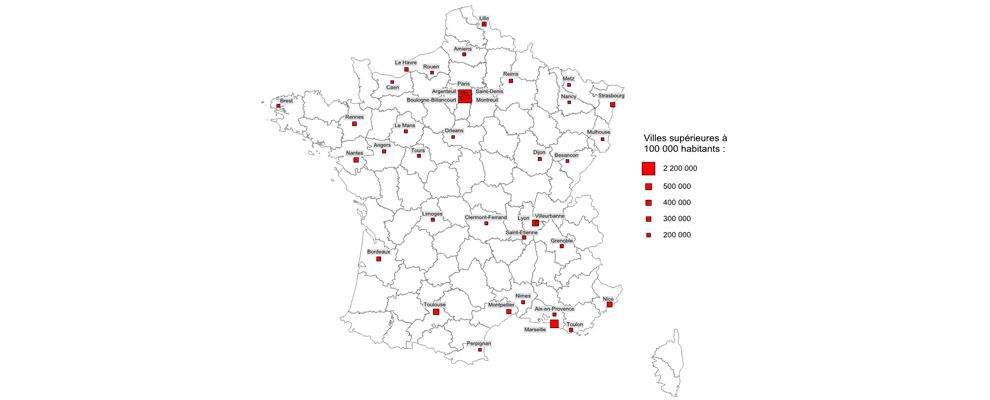 Le choix des grandes villes