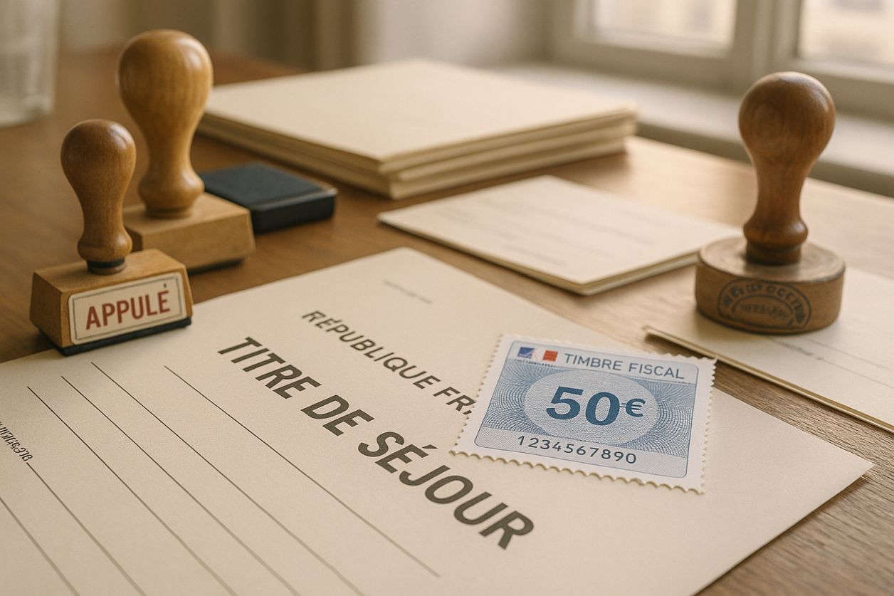 Timbre fiscal titre de séjour : guide 2025